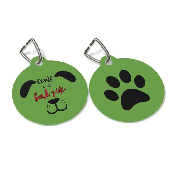 Come To The Bark Side Pet Tag - Stylish Pet ID Tag for Dapper Dogs