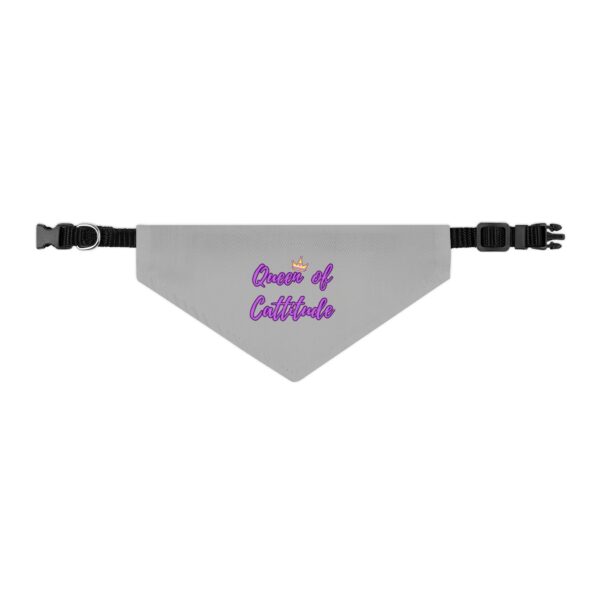 Queen of Cattitude Pet Bandana Collar for Cats - Image 3