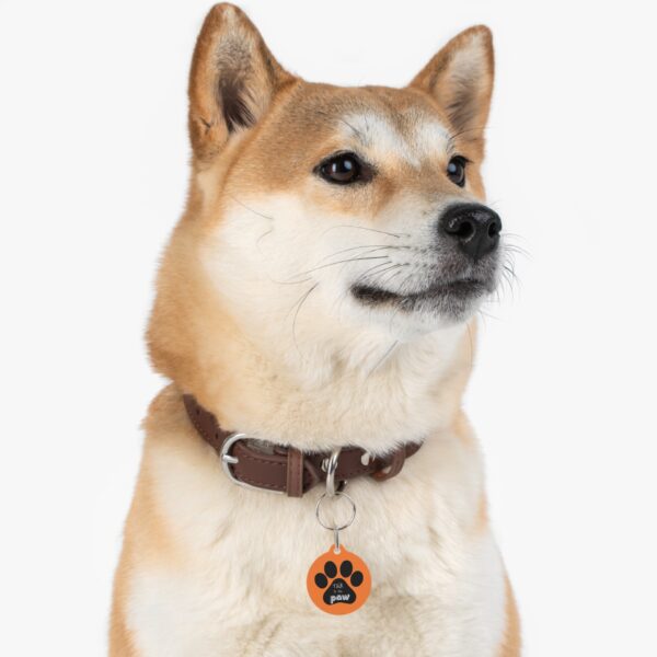 Talk To The Paw Pet Tag - Stylish Pet ID Tag for Dapper Dogs - Image 6