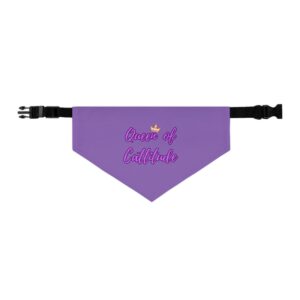 Queen of Cattitude Pet Bandana Collar for Cats