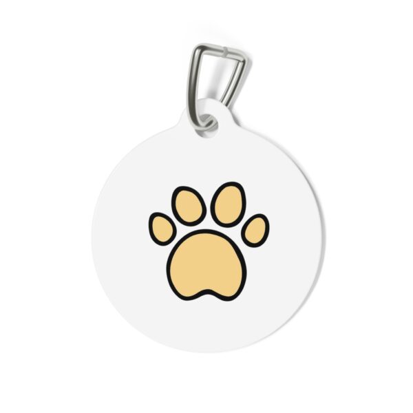 Paws Off My Treats Pet Tag - Stylish Pet ID Tag for Dapper Dogs - Image 3