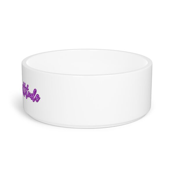 Queen of Cattitude Pet Bowl - Stylish Cat Bowl for Fashionable Felines - Image 3