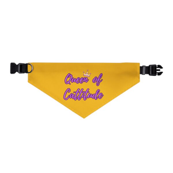 Queen of Cattitude Pet Bandana Collar for Cats - Image 4