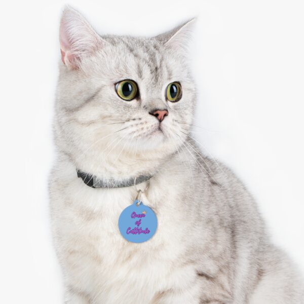 Queen of Cattitude Pet Tag - Stylish Pet ID Tag for Fashionable Felines - Image 6