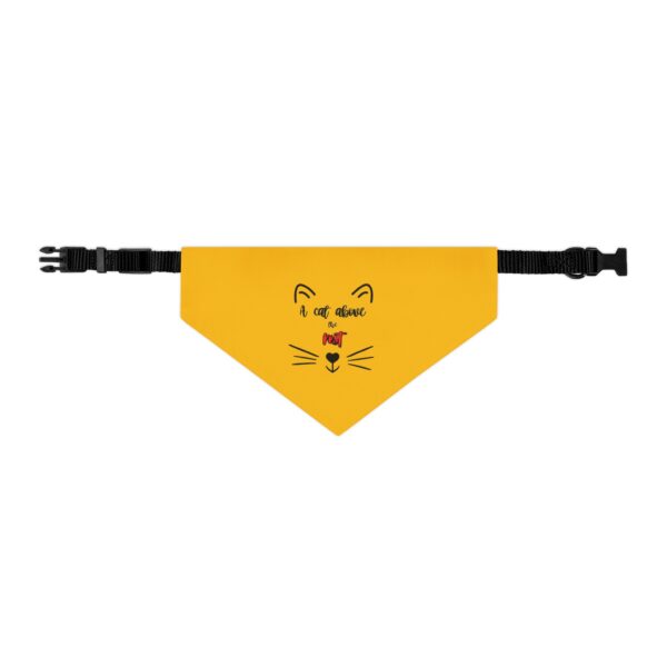 A Cat Above the Rest Cat Bandana Collar - Image 3