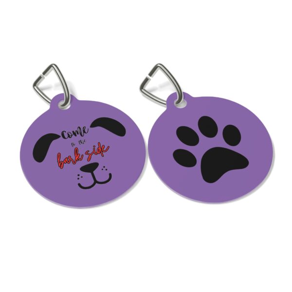 Come To The Bark Side Pet Tag - Stylish Pet ID Tag for Dapper Dogs