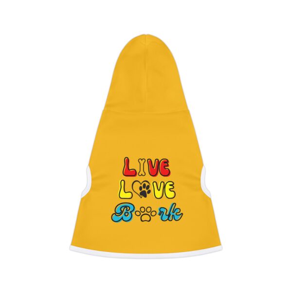 Live Love Bark Pet Hoodie for Stylish Dogs