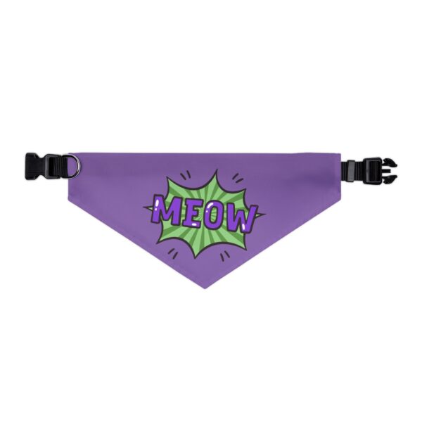 Meow Pet Bandana Collar for Cats - Image 4