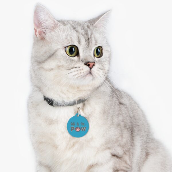Talk To The Paw Pet Tag - Stylish Pet ID Tag for Fashionable Felines - Image 6