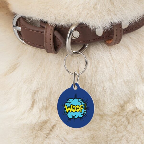Woof Pet Tag - Stylish Pet ID Tag for Dapper Dogs - Image 6