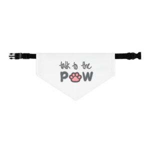 Talk to the Paw Pet Bandana Collar for Cats
