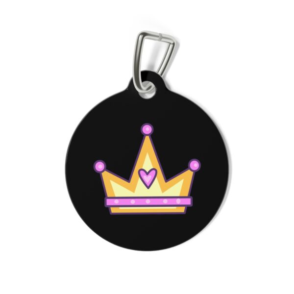 Queen of Cattitude Pet Tag - Stylish Pet ID Tag for Fashionable Felines - Image 3