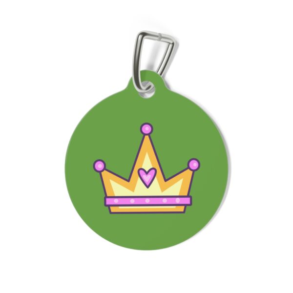 Queen of Cattitude Pet Tag - Stylish Pet ID Tag for Fashionable Felines - Image 3