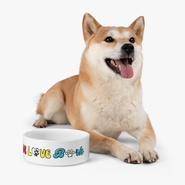 Live Love Bark Pet Bowl - Stylish Dog Bowl for Dapper Dogs - Image 7
