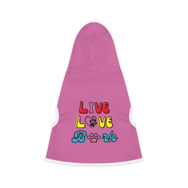 Live Love Bark Pet Hoodie for Stylish Dogs