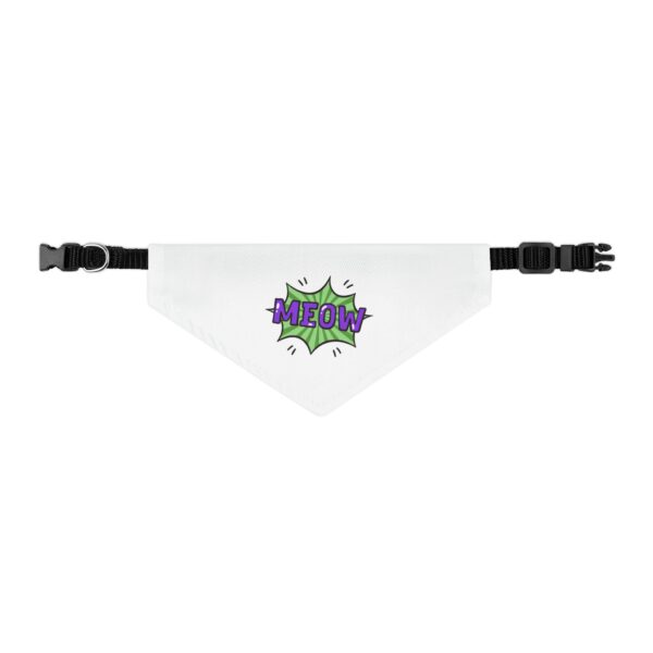 Meow Pet Bandana Collar for Cats - Image 3