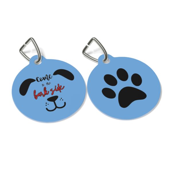 Come To The Bark Side Pet Tag - Stylish Pet ID Tag for Dapper Dogs