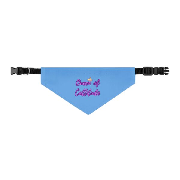 Queen of Cattitude Pet Bandana Collar for Cats - Image 3
