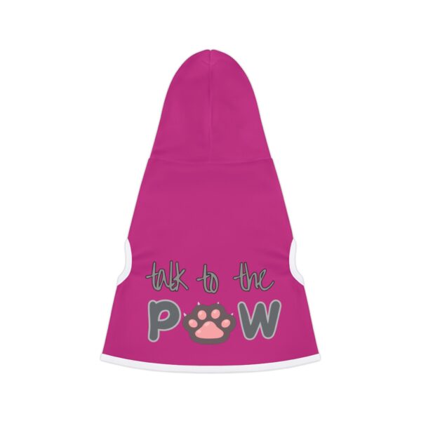 Talk to the Paw Pet Hoodie for Cool Cats