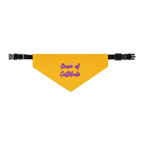 Queen of Cattitude Pet Bandana Collar for Cats - Image 3