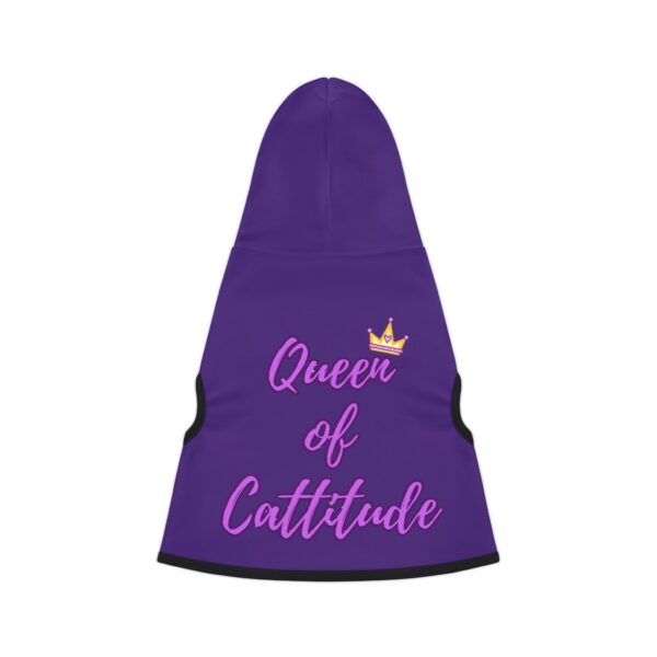 Queen of Cattitude Pet Hoodie for Cool Cats - Image 5
