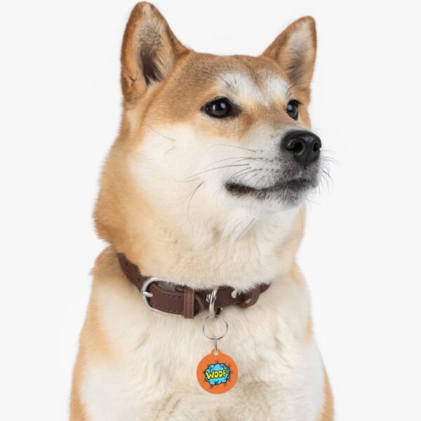 Copy of Woof Pet Tag - Stylish Pet ID Tag for Dapper Dogs - Image 5