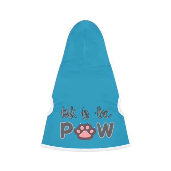 Talk to the Paw Pet Hoodie for Cool Cats