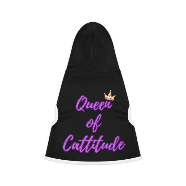 Queen of Cattitude Pet Hoodie for Cool Cats