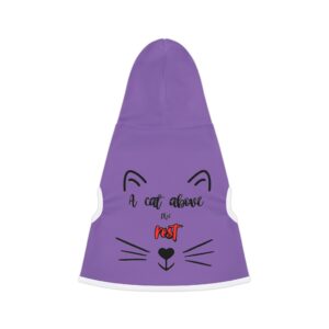 A Cat Above The Rest Pet Hoodie for Cool Cats