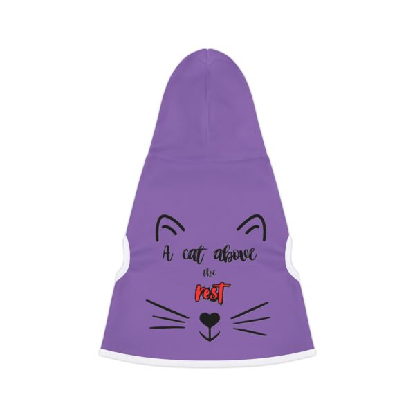A Cat Above The Rest Pet Hoodie for Cool Cats