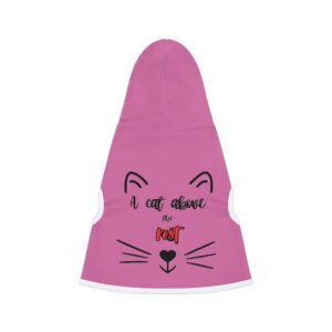 A Cat Above The Rest Pet Hoodie for Cool Cats