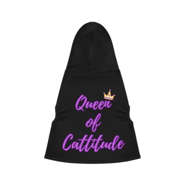 Queen of Cattitude Pet Hoodie for Cool Cats - Image 5