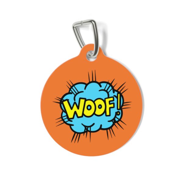 Copy of Woof Pet Tag - Stylish Pet ID Tag for Dapper Dogs - Image 2