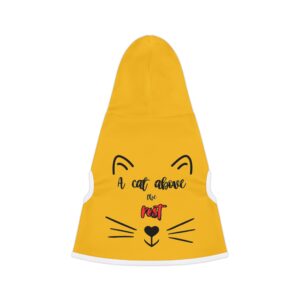 A Cat Above The Rest Pet Hoodie for Cool Cats