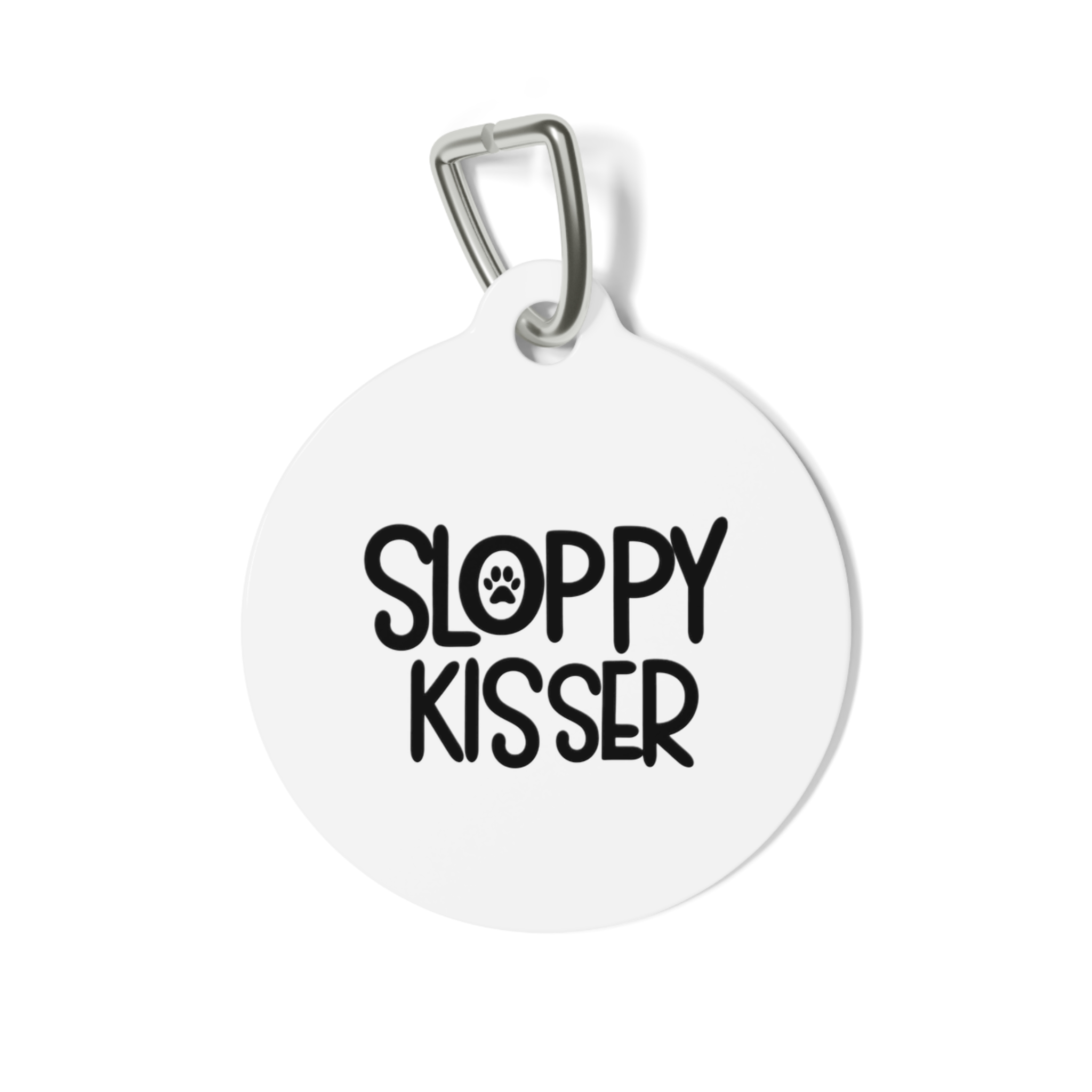 Sloppy Kisser Pet Tag - Stylish Pet ID Tag for Dapper Dogs - Image 2