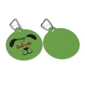 Come To The Bark Side Pet Tag - Stylish Pet ID Tag for Dapper Dogs