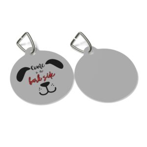 Come To The Bark Side Pet Tag - Stylish Pet ID Tag for Dapper Dogs