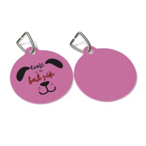 Come To The Bark Side Pet Tag - Stylish Pet ID Tag for Dapper Dogs