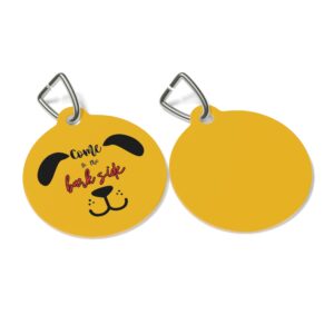 Come To The Bark Side Pet Tag - Stylish Pet ID Tag for Dapper Dogs
