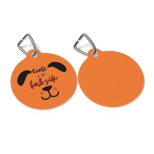 Come To The Bark Side Pet Tag - Stylish Pet ID Tag for Dapper Dogs