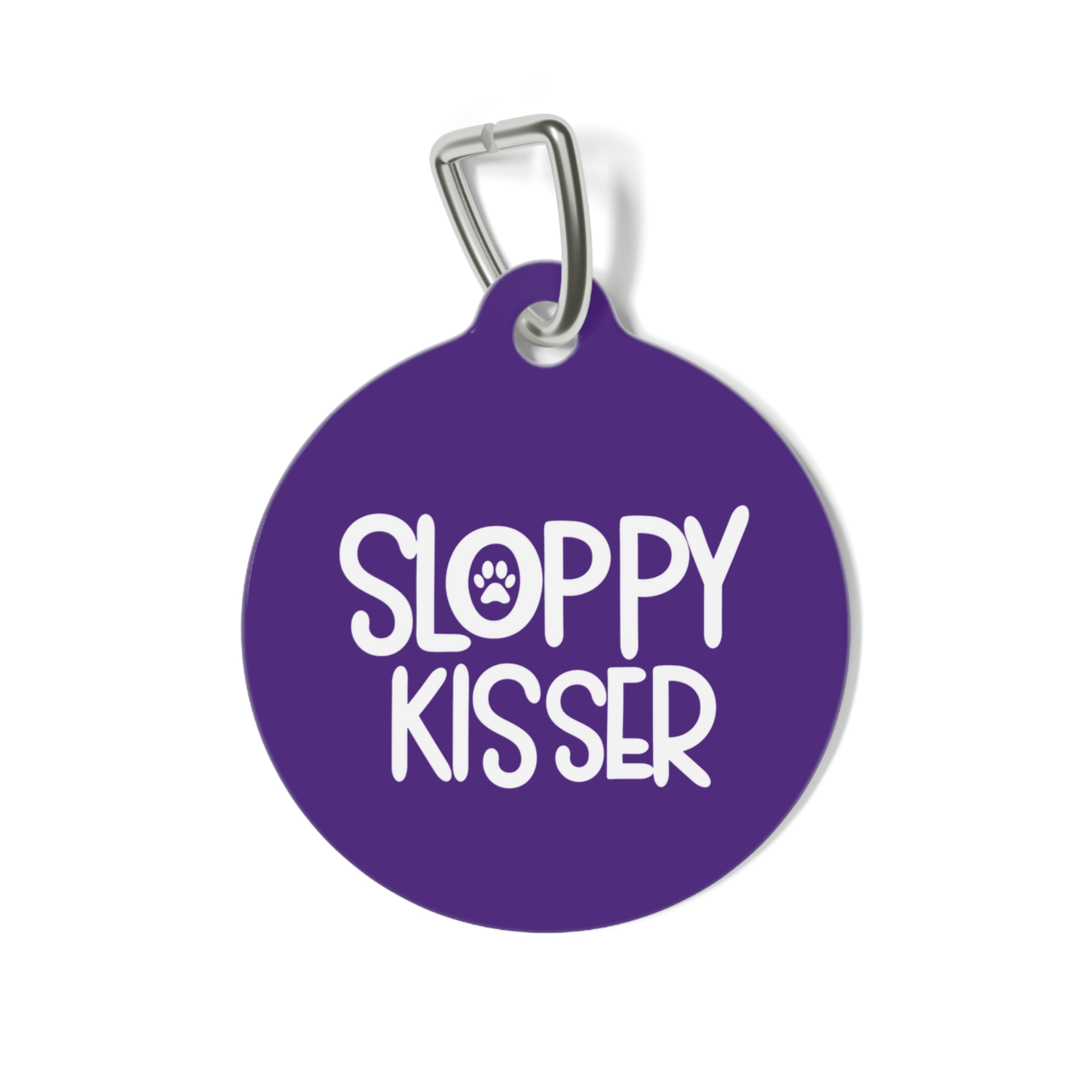 Sloppy Kisser Pet Tag - Stylish Pet ID Tag for Dapper Dogs - Image 2