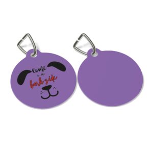 Come To The Bark Side Pet Tag - Stylish Pet ID Tag for Dapper Dogs