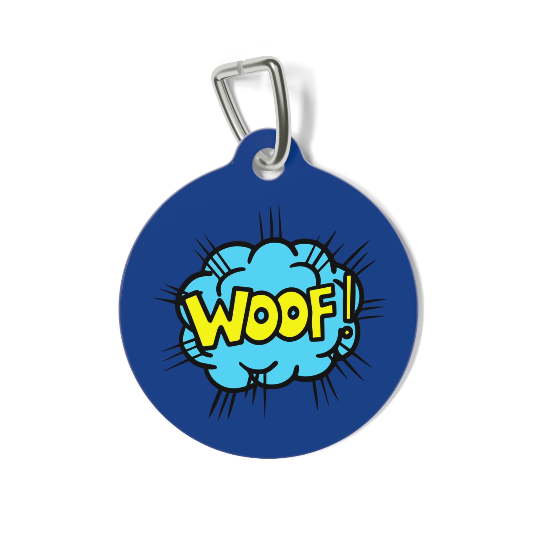 Woof Pet Tag - Stylish Pet ID Tag for Dapper Dogs - Image 2